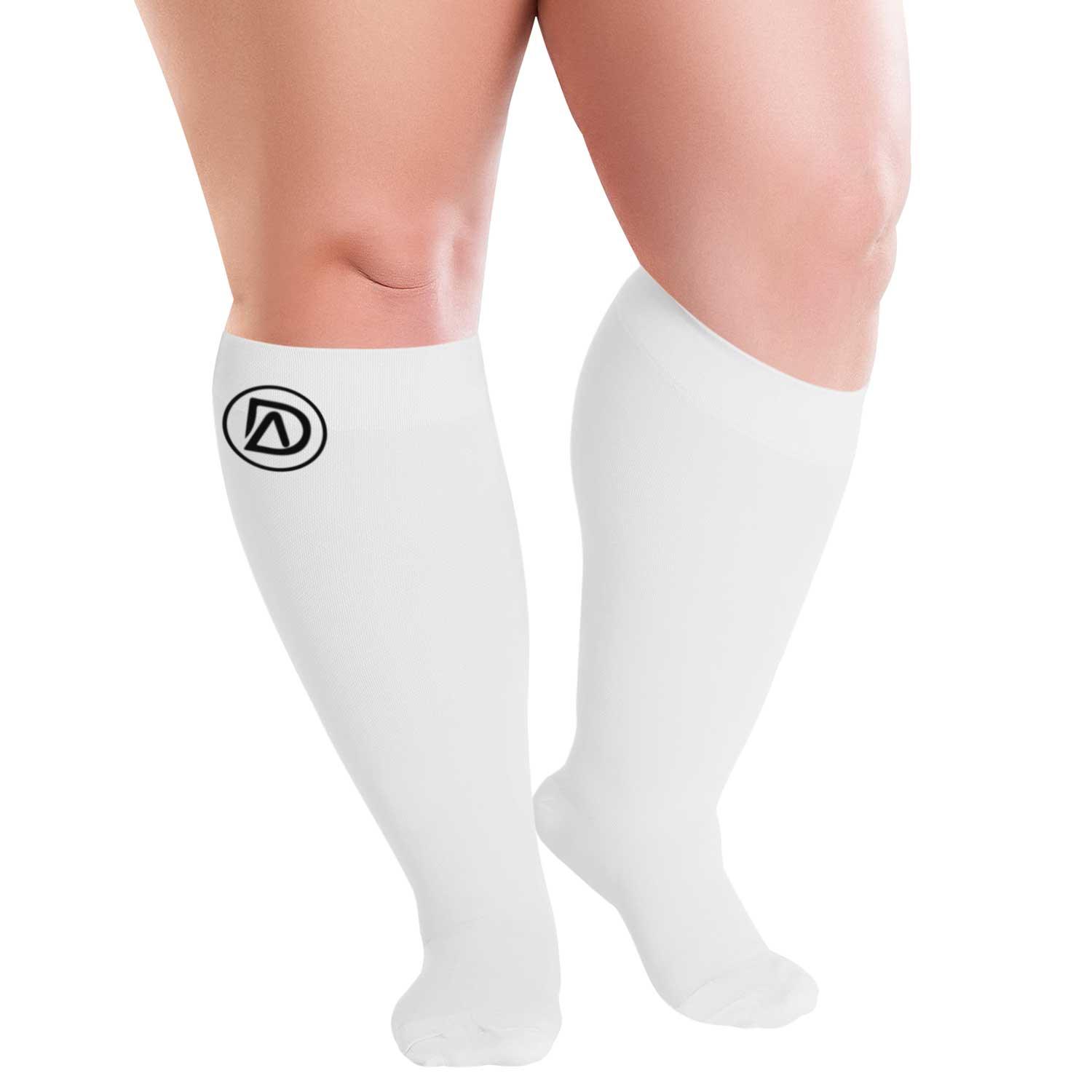Plus Size Compression Socks  Wide Calf by Dominion Active 20-30 mmHg –  TheGivenGet
