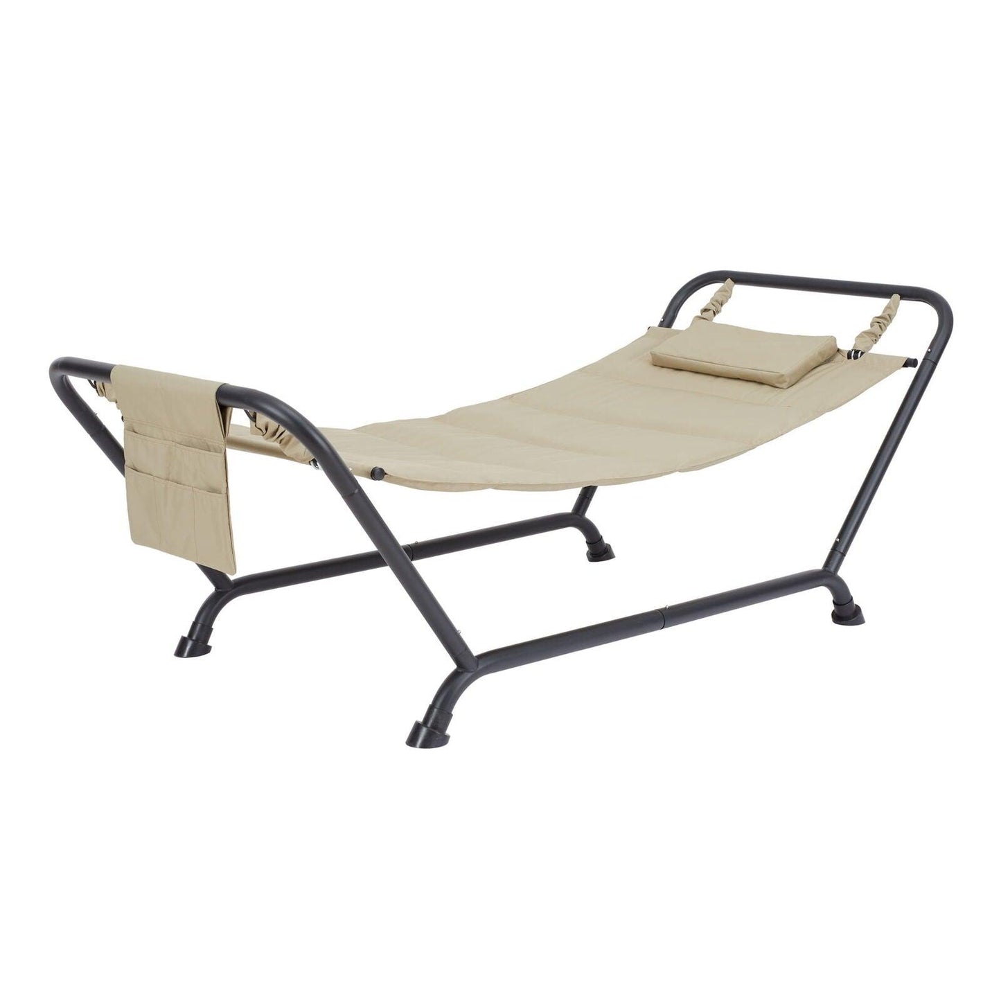 Polyester Hammock with Stand and Pillow for Outdoor - TheGivenGet