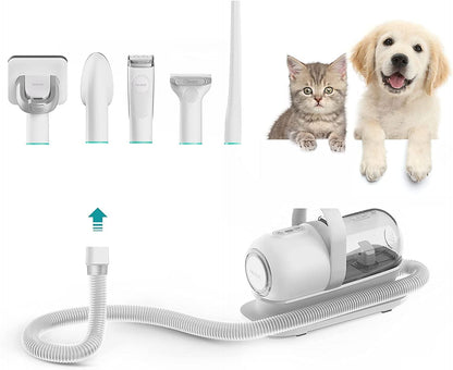 Pro Pet Grooming Kit & Vacuum Pet Hair Remover with Professional Grooming Clippers and Proven Grooming Tools for Dogs Cats and Other Animals - TheGivenGet