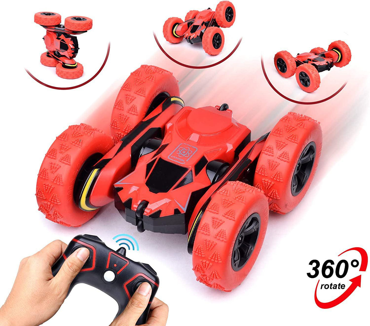 RoboCAR - Remote Control Stunt Car, Radio Control 2.4GHz - Tumbling Spinning Action RC Car for Kids - TheGivenGet