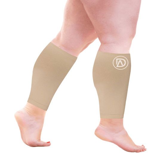 SHORT LENGTH | Plus Size Compression Calf Sleeves 10in 20-30 mmHg (SHORT) by Dominion Active - TheGivenGet