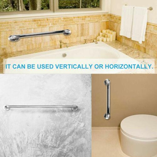 Stainless Shower Tub Handle Bathroom, Grab Bar Safety 2pcs - TheGivenGet