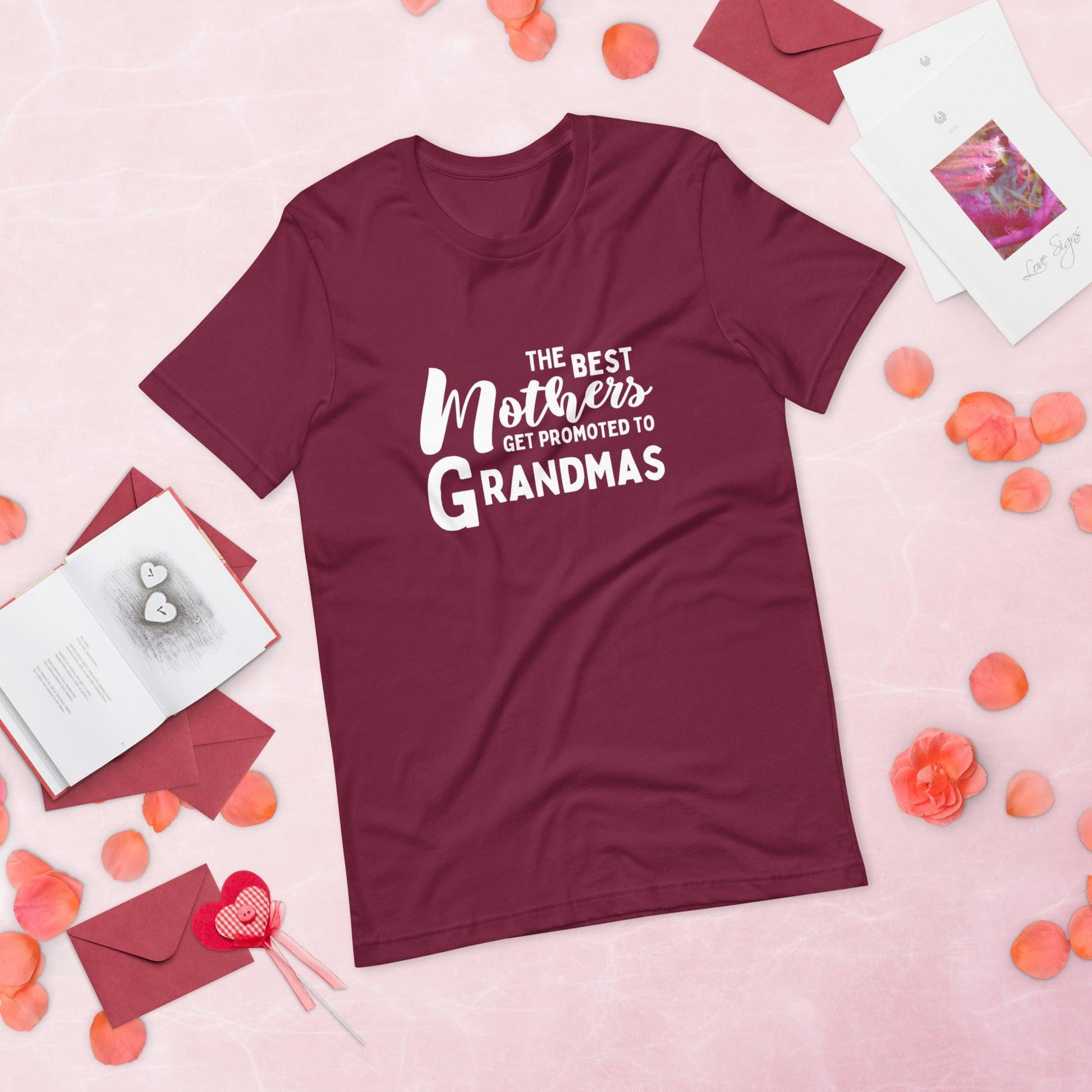 The Best Mothers Get Promoted To Grandmas Unisex T-Shirt - TheGivenGet