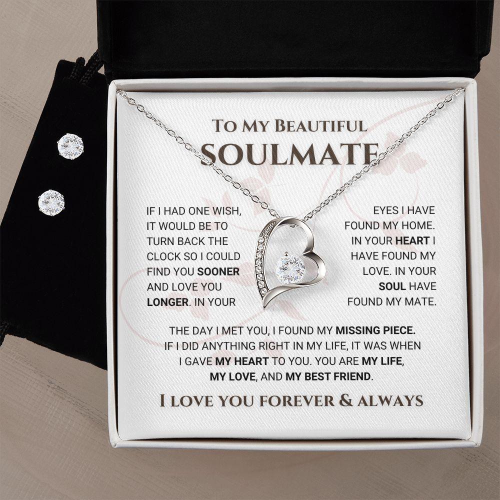 To My Beautiful Soulmate Forever Love Necklace - TheGivenGet
