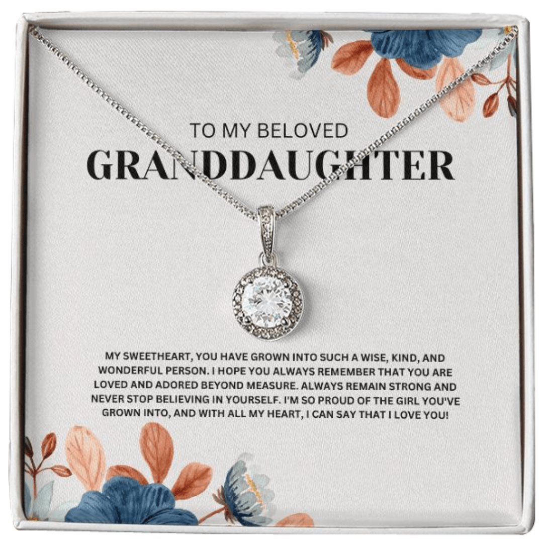To My Granddaughter Eternal Hope Necklace - TheGivenGet