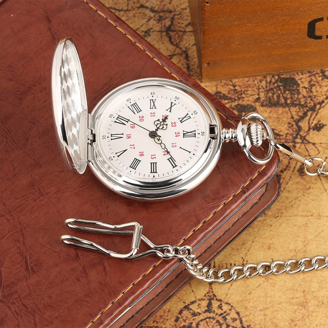 To my son clearance quartz pocket chain watch