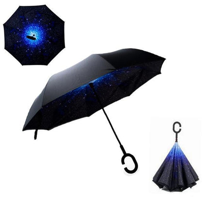 Windproof Reverse Folding Umbrella - TheGivenGet