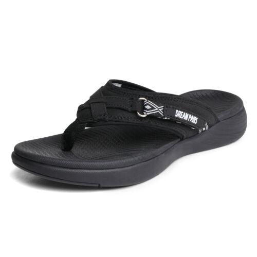Womens Arch Support Soft Cushion Flip Flops Thong Summer Beach Sandals Shoe US