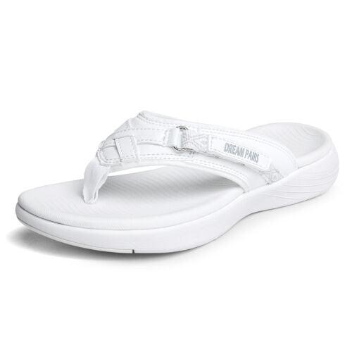 Womens Arch Support Soft Cushion Flip Flops Thong Summer Beach Sandals Shoe US